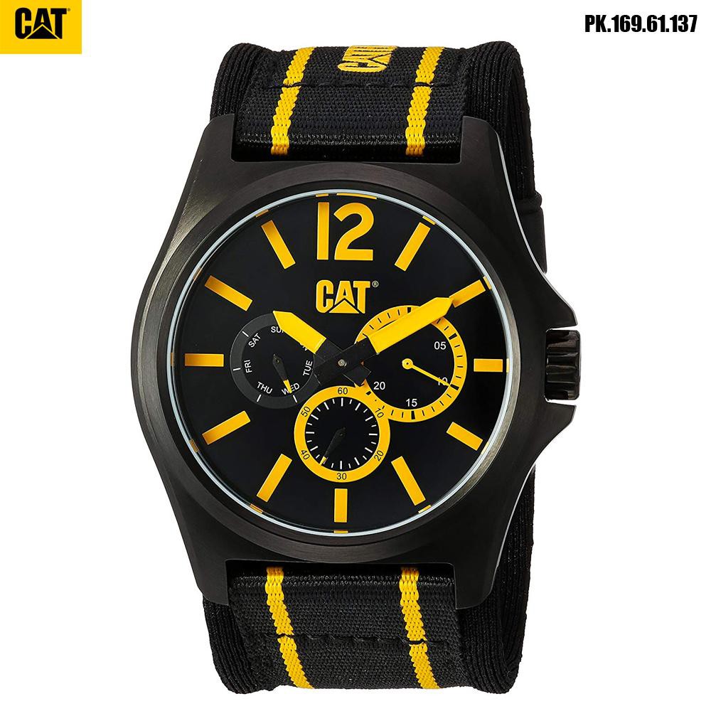 Caterpillar WATCHES (CAT) DP XL นาฬิกาข้อมือชาย สายผ้า รุ่น PK.169.61.137