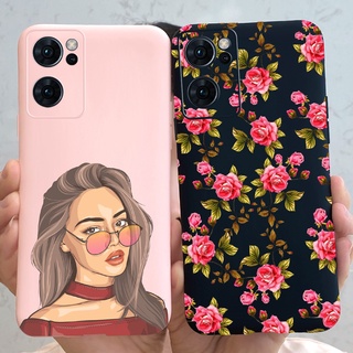 เคสโทรศัพท์มือถือ TPU แบบนิ่ม พิมพ์ลายการ์ตูนน่ารัก หรูหรา สําหรับ OPPO Reno 7 Z Reno7 Pro 5G Reno7 Z