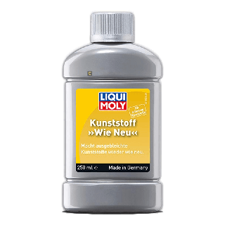 Liqui Moly Plastic Like New 250 ml. น้ำยาฟื้นฟูพลาสติกที่ซีดหมอง ให้กลับมาดำเหมือนใหม่ ติดทนนานหลายเดือน