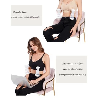 Cookiexu ชุดชั้นในปั้มนม เสื้อในปั้มนม เสื้อในให้นม 100% ไซส์ S-3XLฟรีตะขอต่อ!! พร้อมส่งในไทย