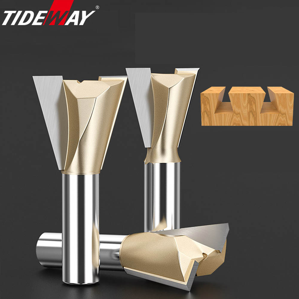 Tideway Dovetail Router Bits Joint Milling Cutter เครื่องมือสําหรับเฟอร์นิเจอร์ตู้อาคารทําแกะสลักเคร