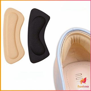 BUAKAO แผ่นกันกัด  แผ่นกันรองเท้ากัด เนื้อนิ่ม ช่วยแก้รองเท้าหลวม 1 แพค ต่อ คู่  Sponge heel pad