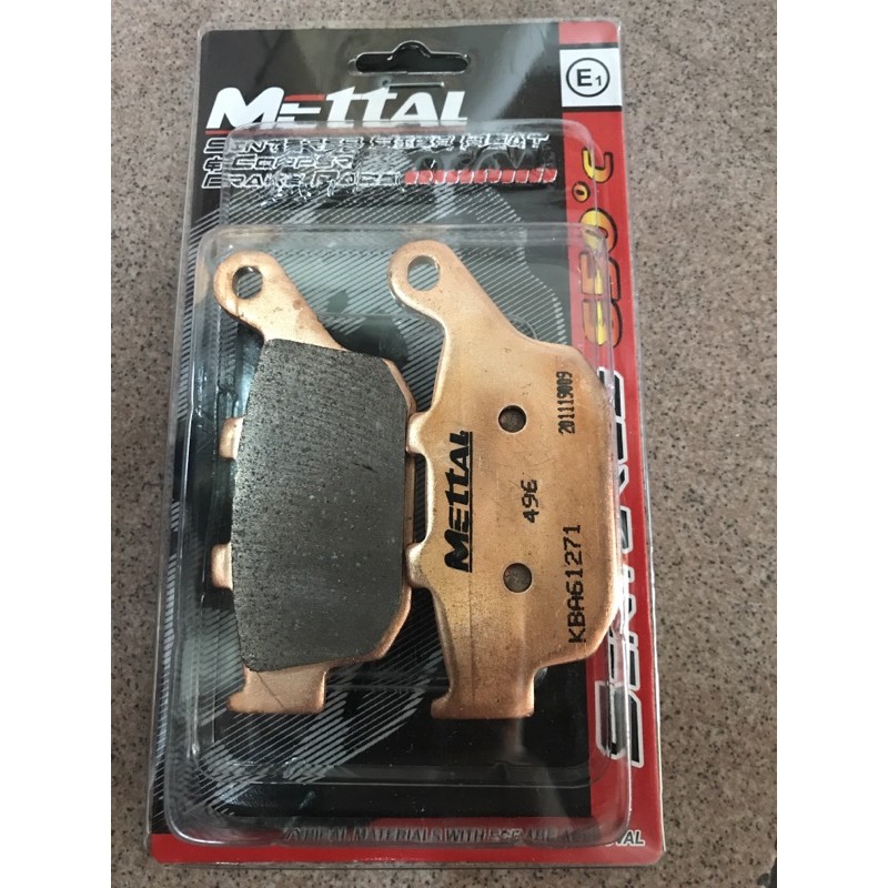 Mettal CBR250/500/650/z800/z900/VERSYS650 ใหม่ GSX1300B-KING/TRIUMPH 675/1050 DISC PAD <PRO 496> <PR