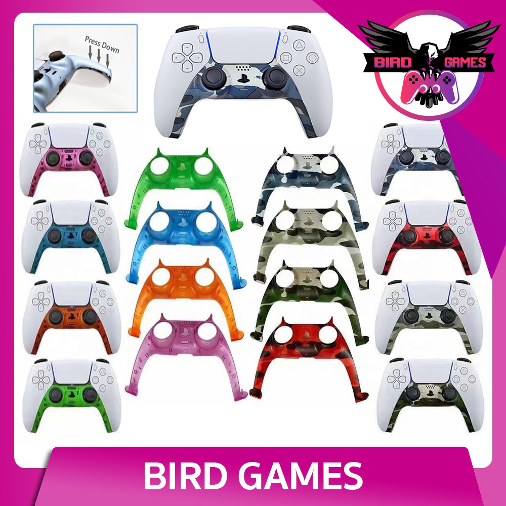 กรอบจอย สำหรับจอย PS5 มีให้เลือกหลายสี [PS5 Controller Style Mod Pack] [Dual sense shell] [Dualsense