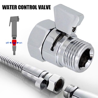 New Water Control Valve Shower Head Sprayer Watersaver Controller Shut-OFF Valve