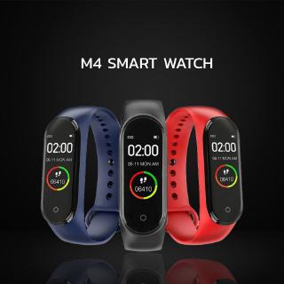 นาฬิกาออกกำลังกาย M4 Smart Watch สายรัดข้อมืออัจฉริยะ