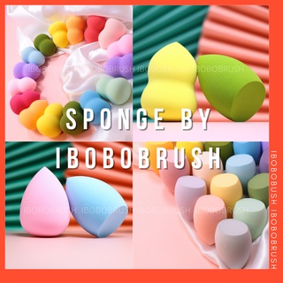 IBGBRUSH Blender sponge ฟองน้ำแต่งหน้า ฟองน้ำลงรองพื้น เนื้อแน่น (คละสี)