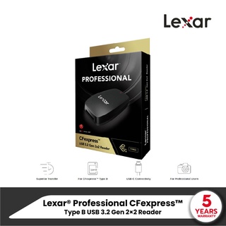 Lexar® Professional CFexpress™ Type B USB 3.2 Gen 2×2 Reader (การ์ดรีดเดอร์) สำหรับรุ่น CFexpress™ Type B