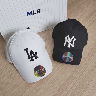 &lt;พร้อมส่ง&gt;Sale สีเทาหมวกแก้ป MLB สีเทารุ่นริชชี่  สีดำ ขอบตรงปีกหมวก Yankees