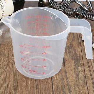 ถ้วยตวง ถ้วยพลาสติก 500ml / 2 Cup MEASURING CUP แก้วตวง แก้วพลาสติก ถ้วยตวงของเหลว ถ้วยตวงพลาสติกT0450