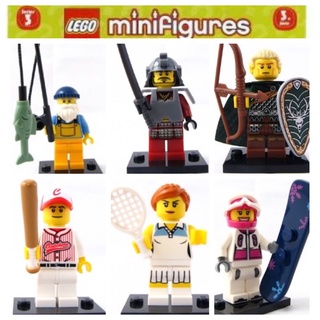 [แยกขาย !! ทุกชิ้น อุปกรณ์ครบ ของแท้ ของใหม่ ไม่เคยเอามาเล่น !! ]  LEGO 8803 (year 2011) - Minifigures Series 3