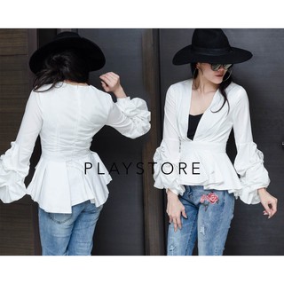 PaPaRaZZi V &amp; FLuFFy BLoUSE