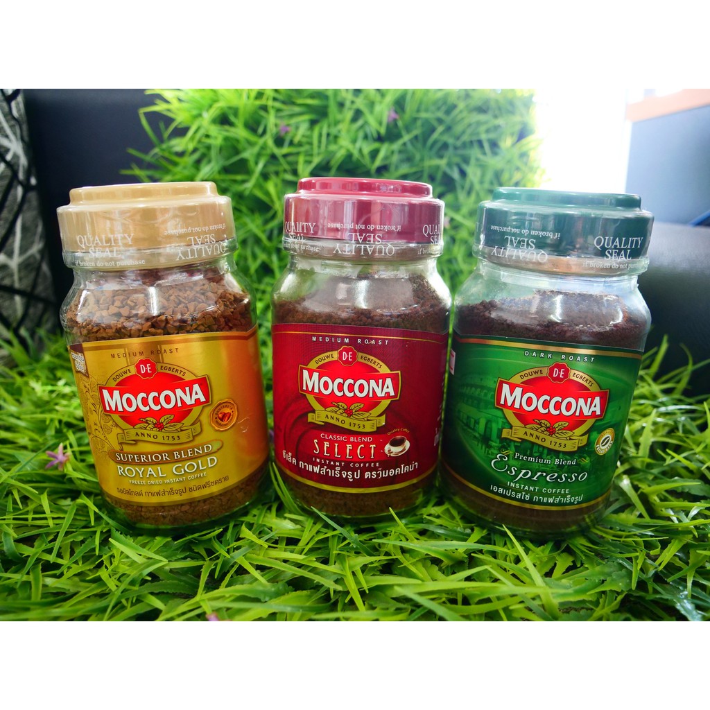 มอคโคน่า กาแฟปรุงสำเร็จชนิดผง ขวด ขนาด 190-200 กรัม