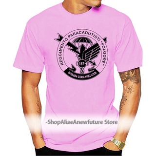ส่งฟรี เสื้อยืดคอกลม แขนสั้น พิมพ์ลาย J 1881 Parachute Regiment Folgore Motto 187 แฟชั่นใหม่ สําหรับผู้ชายS-5XL