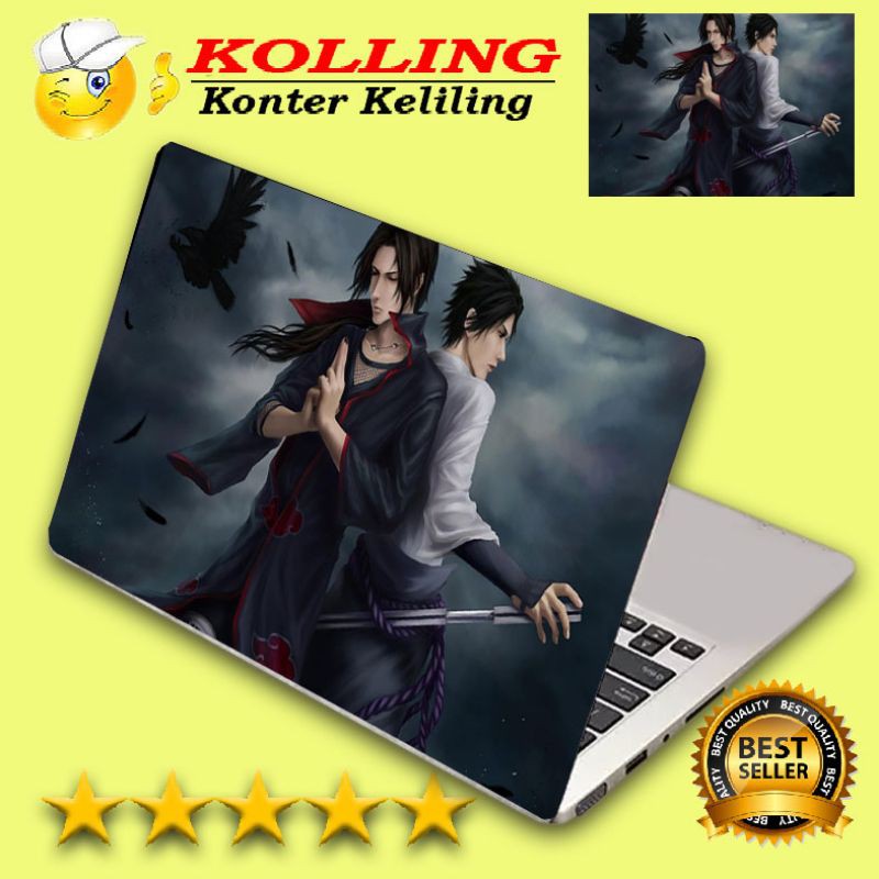 Garskin Laptop logo art itachi n sasuke Skin Laptop Laptop Sticker