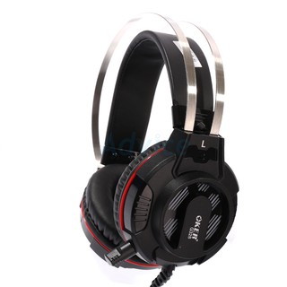 Headset OKER (7.1) G328 Gaming ประกัน 1Y หูฟัง หูฟังเล่นเกมส์ หูฟังเกมมิ่ง หูฟังเกมเมอร์ หูฟังสเตอริโอ หูฟังครอบหู