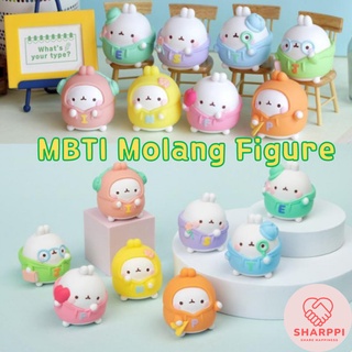 Molang MBTI ฟิกเกอร์ PVC รูปการ์ตูน 8 แบบ สไตล์เกาหลี