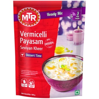 MTR-INSTANT VERMICELLI( SEVIYAN KHEER) MIX TASTY DELIGHTS SWEETS MIX 180g.