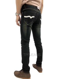 (28”-42”) TPPJEANS Slim-fit ยีนส์ชายทรงสลิมผ้ายืด ทรงสวย สกรีนอย่างดีเป้าซิป มีชำระปลายทาง