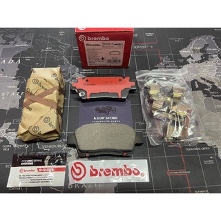 P83 051C ผ้าเบรก F (แท้ BREMBO รุ่น Ceramic) TOYOTA วีออส Vios (Soluna) 1.5 1.5Turbo ปี2002-2007 /TOYOTA อัลติส Corol...