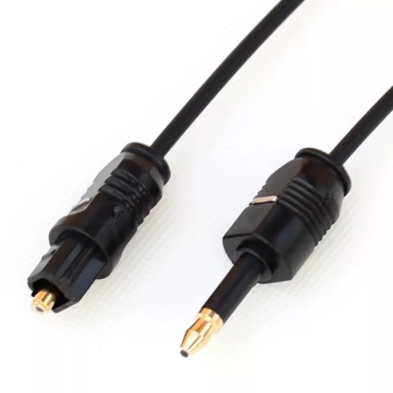 เสียงดิจิตอล Toslink MINI Toslink 0.5CMสายเคเบิลออปติคัล SPDIF 3.5 มม.3.5 ถึงอะแดปเตอร์สำหรับสายสัญญาณเสียงสำหรับ audio