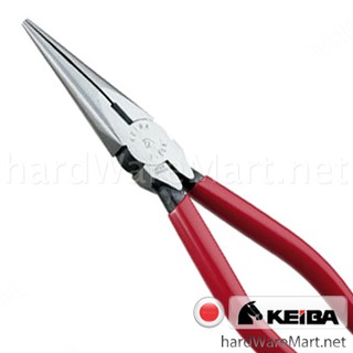 คีมปากแหลม 8" KEIBA T-308 long nose side pliers ด้ามบาง คิบบา