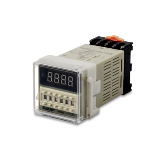 DH48S-S Digital Timer Delay Relay สลับเปิด-ปิด หน่วงเวลา +แถมขาซ๊อคเก็ตพร้อมส่ง