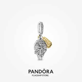 Pandora จี้รูป Star Wars DIY™ เครื่องรางห้อยระย้า Millennium Falcon ของขวัญวันเกิด สําหรับสุภาพสตรี p825