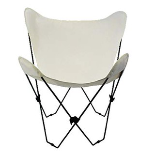 Algoma : AGM4053-00* เก้าอี้พับ Butterfly Chair Black Frame, Natural