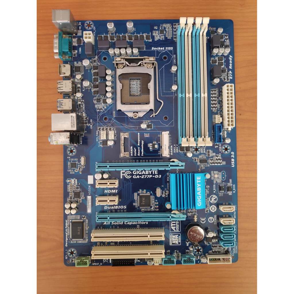 MAINBOARD (เมนบอร์ด) 1155 GIGABYTE GA-Z77P-D3 มือสอง