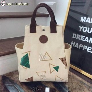 STARBUCKS CANVAS 2WAY BAG ของแท้ ราคนถูก