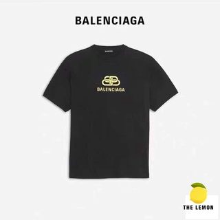 เสื้อยืดอินเทรนด์ผู้ชายอินเทรนด์ผู้หญิง【Lemon】เสื้อยืด Balenciaga  13สี คุณภาพเคาน์เตอร์ รหัสสินค้าเดียวกันS-3XL