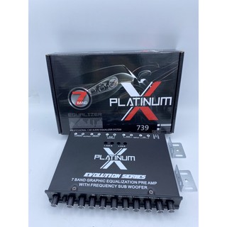 ปรีแอมป์รถยนต์โม7แบน PLATINUM Xรุ่น739