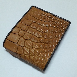 crocodile wallet lacing baby crocodile กระเป๋าสตางค์จระเข้แท้