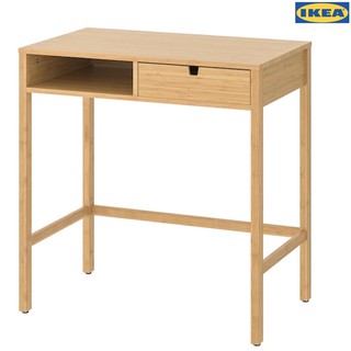 โต๊ะเครื่องแป้ง,รุ่น NORDKISA, ไม้ไผ่ 76x47 ซม.IKEA ของแท้💯%