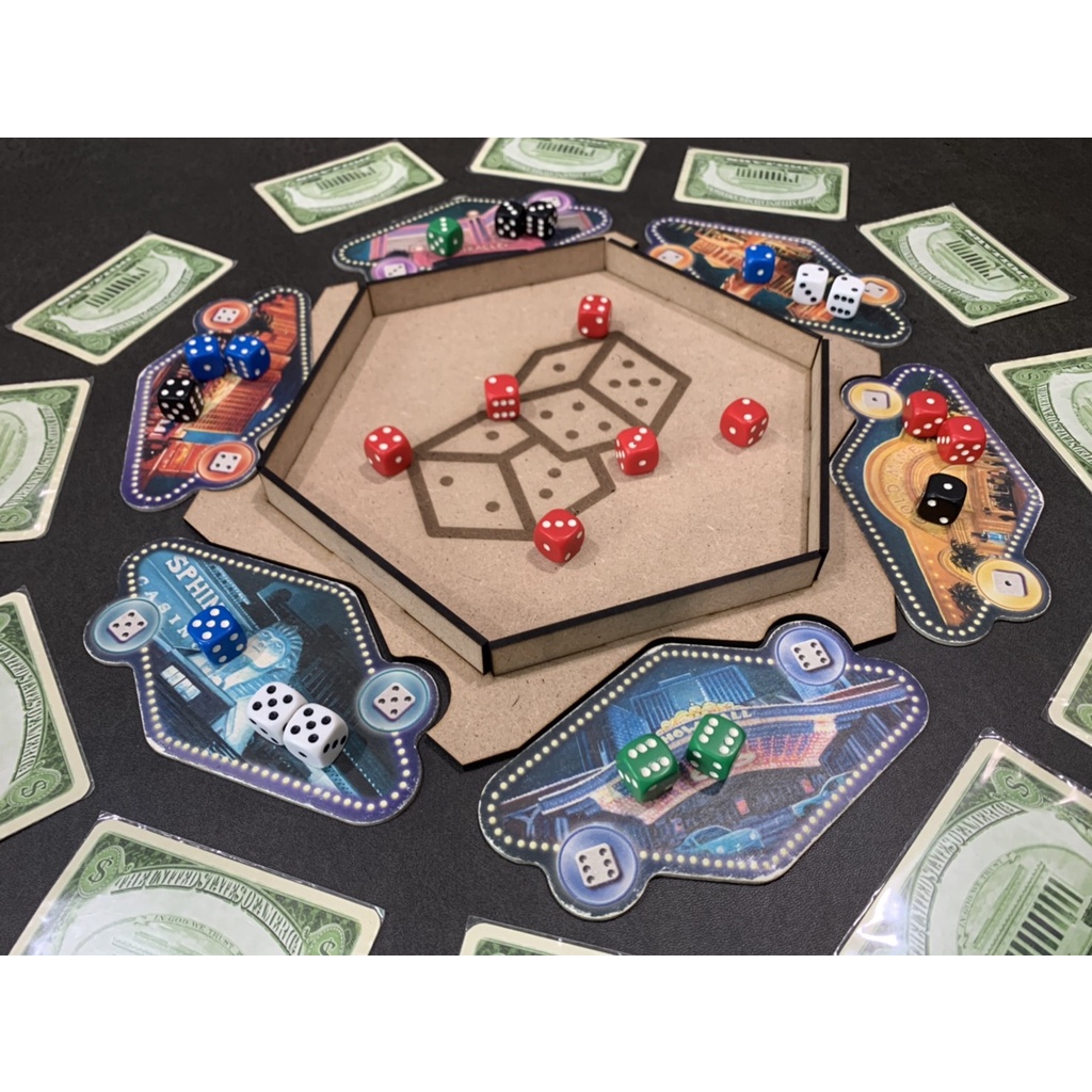 Free Gift Las Vegas KOTHEN Las Vegas Royale Vegas Dice Game แถมWooden