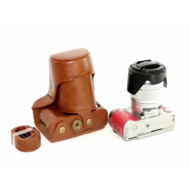 กระเป๋ากล้อง เคสครอบหนัง สำหรับ fuji xa5 ของใหม่ ส่งฟรี