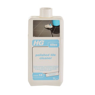 น้ำยาทำความสะอาดกระเบื้องผิวมัน HG 1ลิตร  CLEAN&amp;POLISH STREAK FREE TILES HG 1L