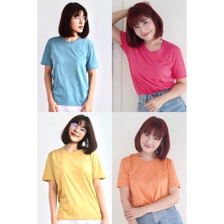 OUKYเสื้อยืด เลื้อคอกลม ผ้านุ่มสบาย สินค้าคุณภาพเกินราคา ของแท้ ร้านหลักจากโรงงานเองโดยตรง