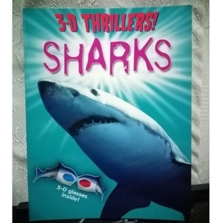 3-D Thrillers! Sharks by Chris Gibbons, Lynn;Coode-122A