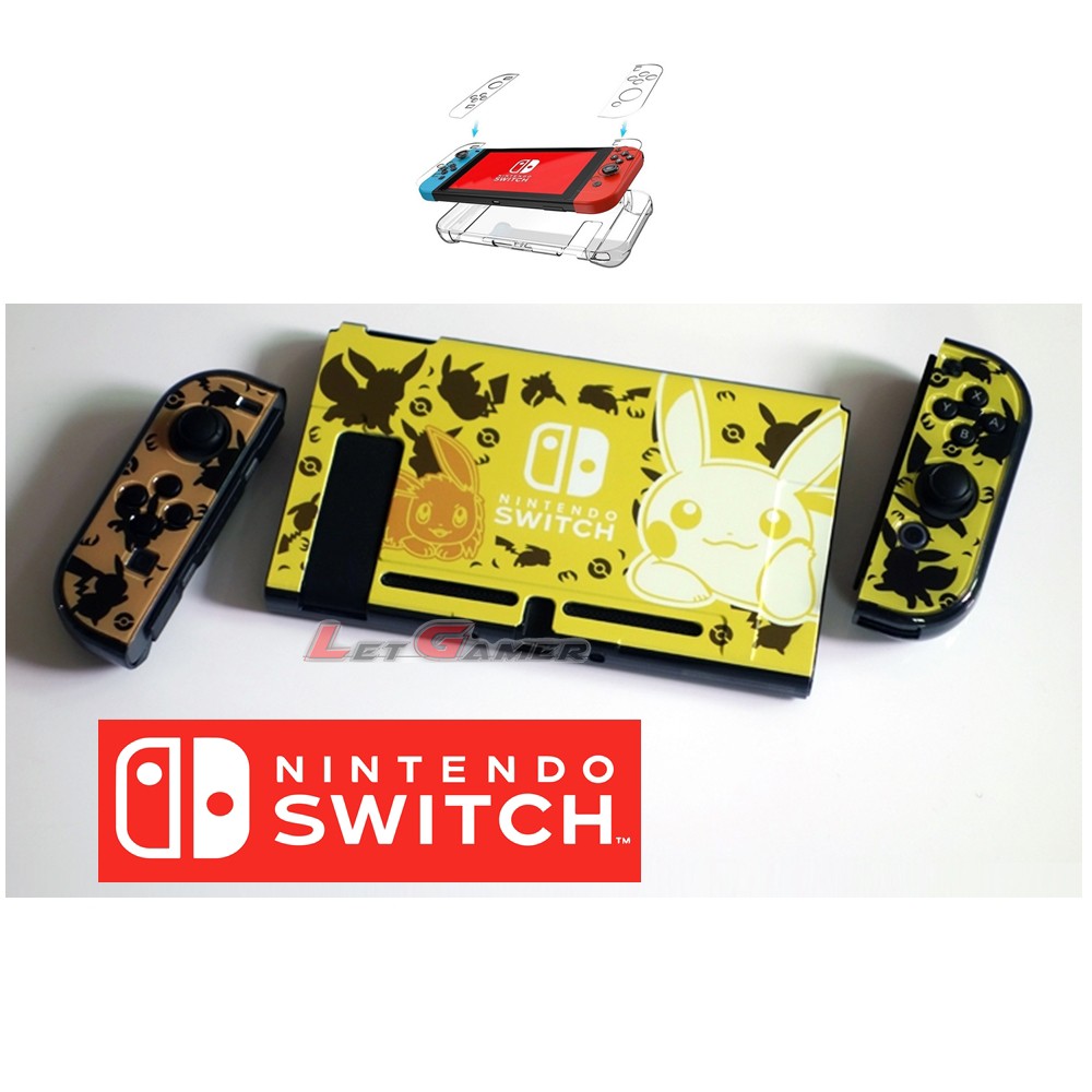 Nintendo Switch Case Pokemon Let's Go Pikachu & Eevee | Shopee Thailand