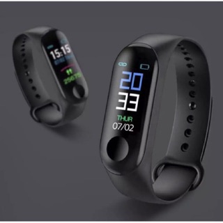 นาฬิกาออกกำลังกาย M3 Smart Watch สายรัดข้อมืออัจฉริยะ เเท้