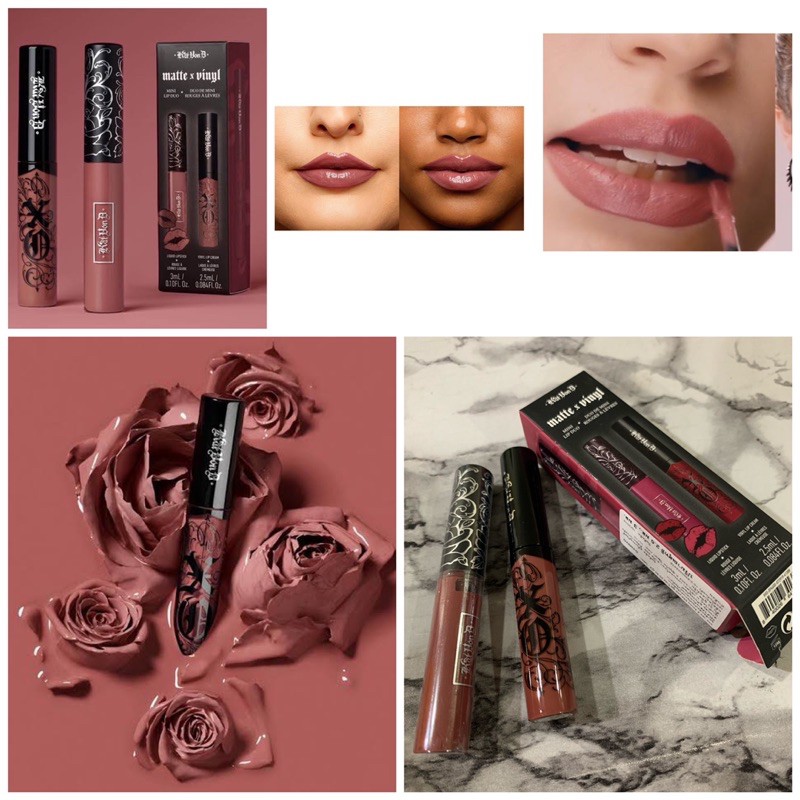 Kat Von D lipstick liquid set 3.0ml. ของแท้/ ขนาดจริง และสี lolita llขนาดจริง