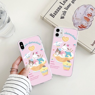 Sanrio เคสไอโฟน 13pro 14plus kuromi 8พลัส 7 8 Plus Se 2020 เคส iPhone 11 12 13 14 promax case X Xr Xs max phone cover