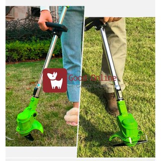 GoodOnline รุ่น E025 เครื่องตัดหญ้าไฟฟ้า เครื่องตัดหญ้าไร้สาย Electric Cordless Portable Lawn Mower ความจุของแบต 3000mAh