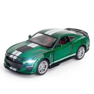 (บรรจุกล่อง) Jinli Fang โมเดลรถสปอร์ตจําลอง 1 ถึง 32 Ford Wild Horse GT500 สําหรับตกแต่ง