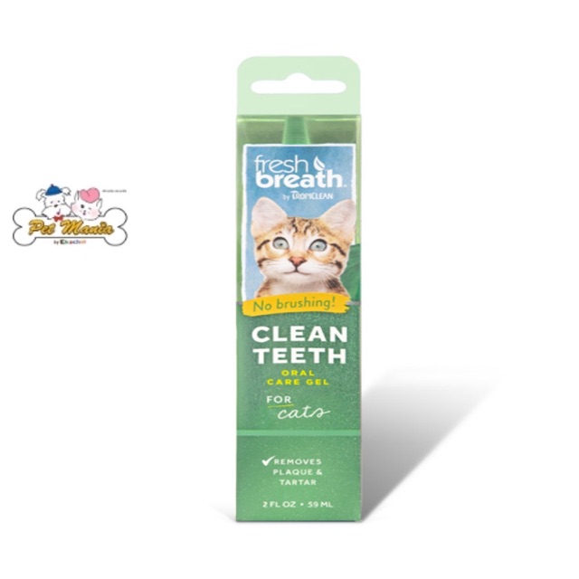 Tropiclean Fresh Breath Clean Teeth Gel Cat (2 oz.)