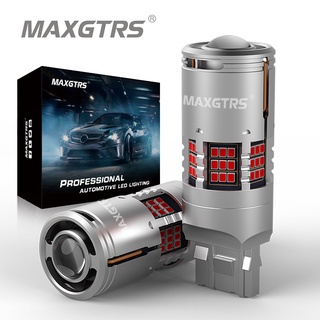 Maxgtrs หลอดไฟเบรกรถยนต์ Led 1157 Bay15D P21 5W 7443 W21 5W 60Smd 1156 2016 Ba15S 2 ชิ้น