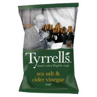 ว๊าว🍟 Tyrrells Cider Vinegar&amp;Sea Salt150g คุณภาพระดับพรีเมี่ยม