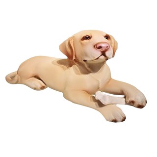 ตุ๊กตาเรซิ่นลาบราดอร์ รีทรีฟเวอร์ ไซส์ S DECORATIVE RESIN DOG KAWIN LABRADOR RETRIEVER S